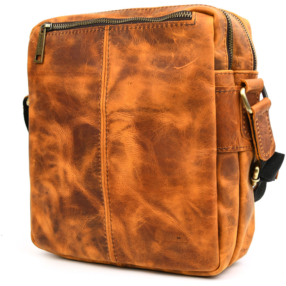 Шкіряна сумка месенджер із вінтажної шкіри RY-60121-3md