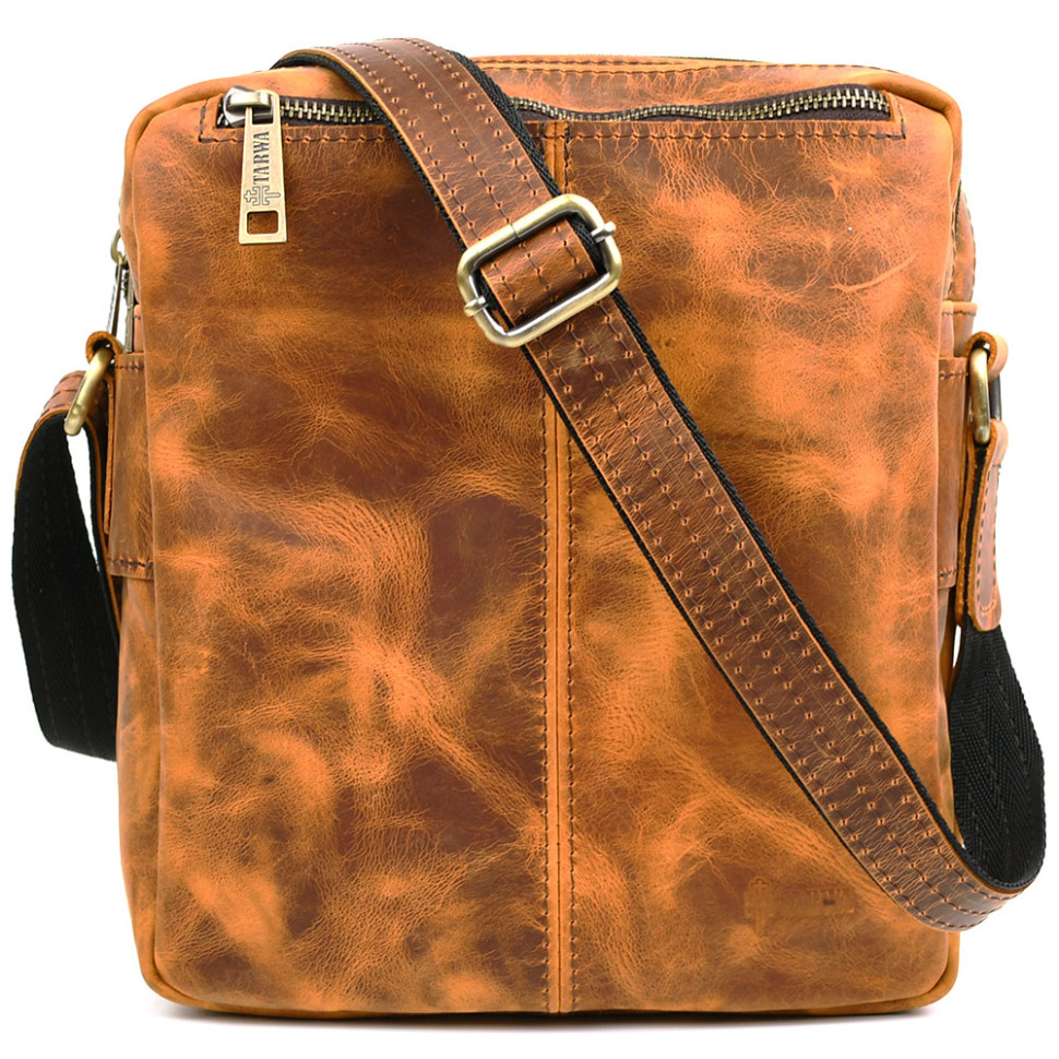 Шкіряна сумка месенджер із вінтажної шкіри RY-60121-3md