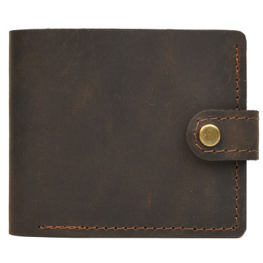 Mens leather wallet TARWA RC-wall-005 brown