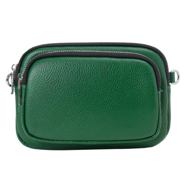 Сумка жіноча із натуральної шкіри SL77099green