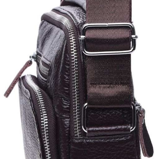 Чоловіча шкіряна сумка Keizer k15608-brown