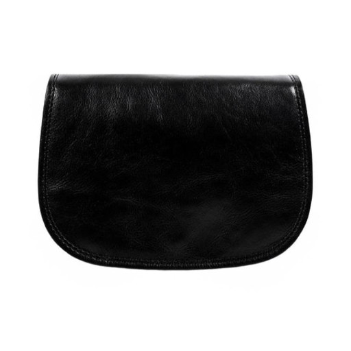 Шкіряна сумка кросбоді жіноча Time Resistance 5233201- Moonfleet - чорна