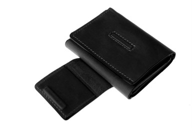 Wallet, matte leather, black GP 504110