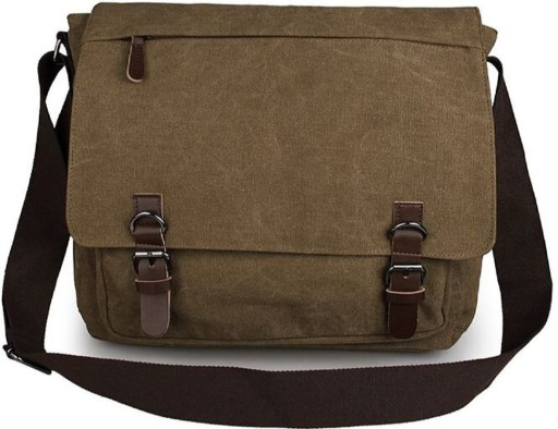 Барсетка чоловіча вертикальна на пояс 20368 Vintage Коричнева