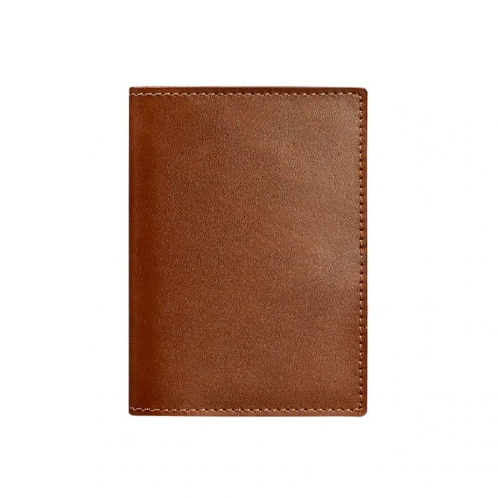 Leather passport cover 1.2 light brown