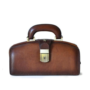 Pratesi BMA120/N - Handbag Lady Brunelleschi Bruce in cow leather Bruce Brown