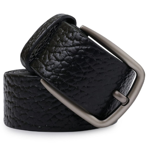 Шкіряний чоловічий ремінь Vintage 20740 Чорний