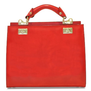 Pratesi RBE150/32 - Anna Maria Luisa de' Medici Medium Lady Bag in cow leather Radica Electric Blue