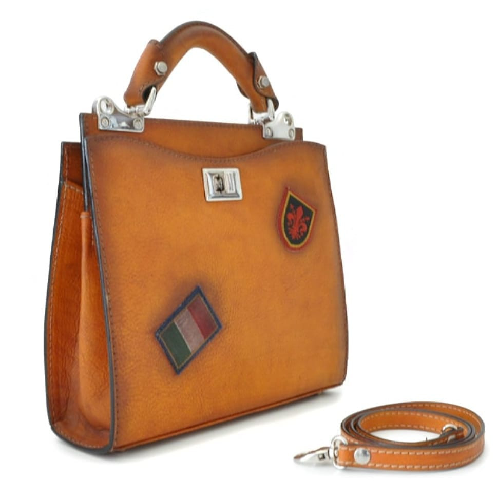 Pratesi KMA150/26 - Anna Maria Luisa de' Medici Small King Lady Bag in cow leather King Brown