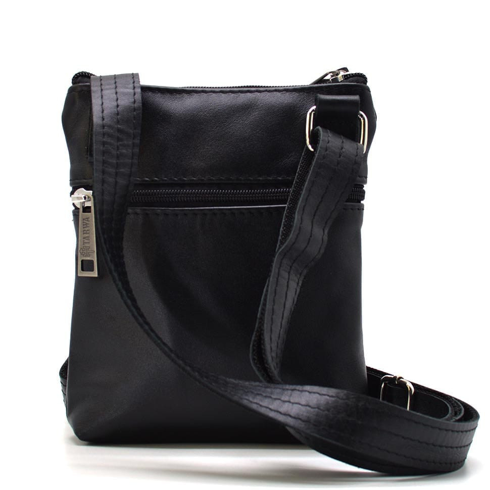 Small shoulder bag for men made of leather TARWA GA-1342-2-3md
