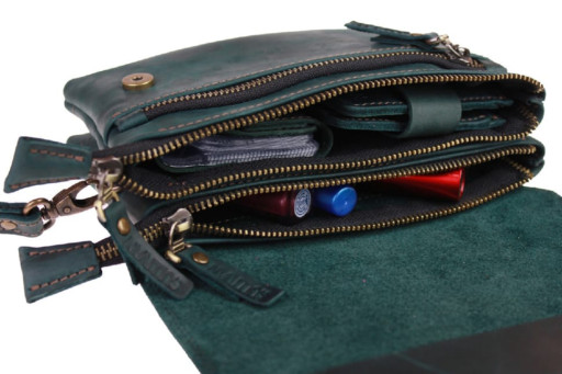 Сумка жіноча маленька барсетка клатч SULLIVAN sg23 (32) зелена