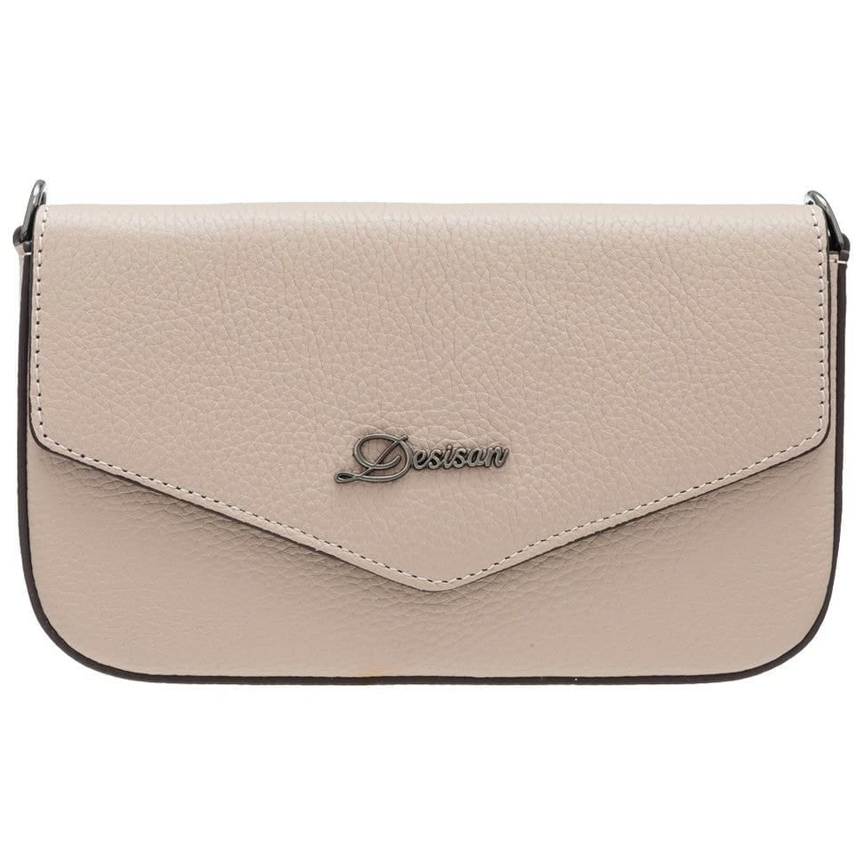 Сумка жіноча шкіра Desisan 817-606 пудра флотар