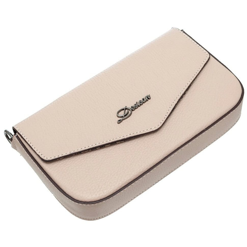 Сумка жіноча шкіра Desisan 817-606 пудра флотар