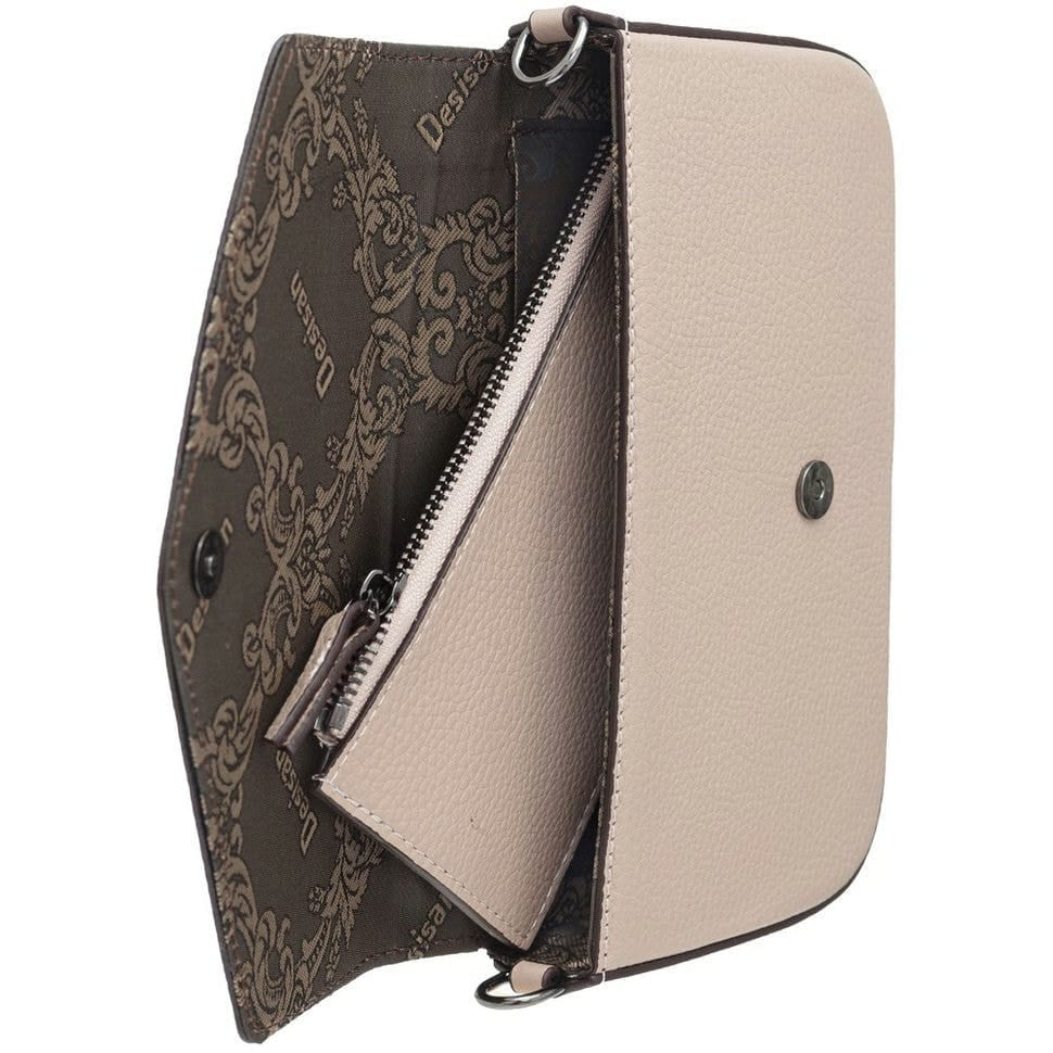 Сумка жіноча шкіра Desisan 817-606 пудра флотар