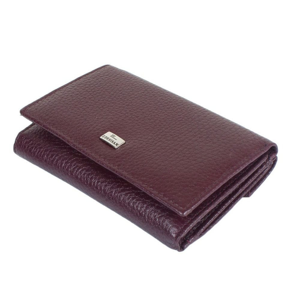Гаманець жіночий шкіряний Desisan 305-339 бордо флотар