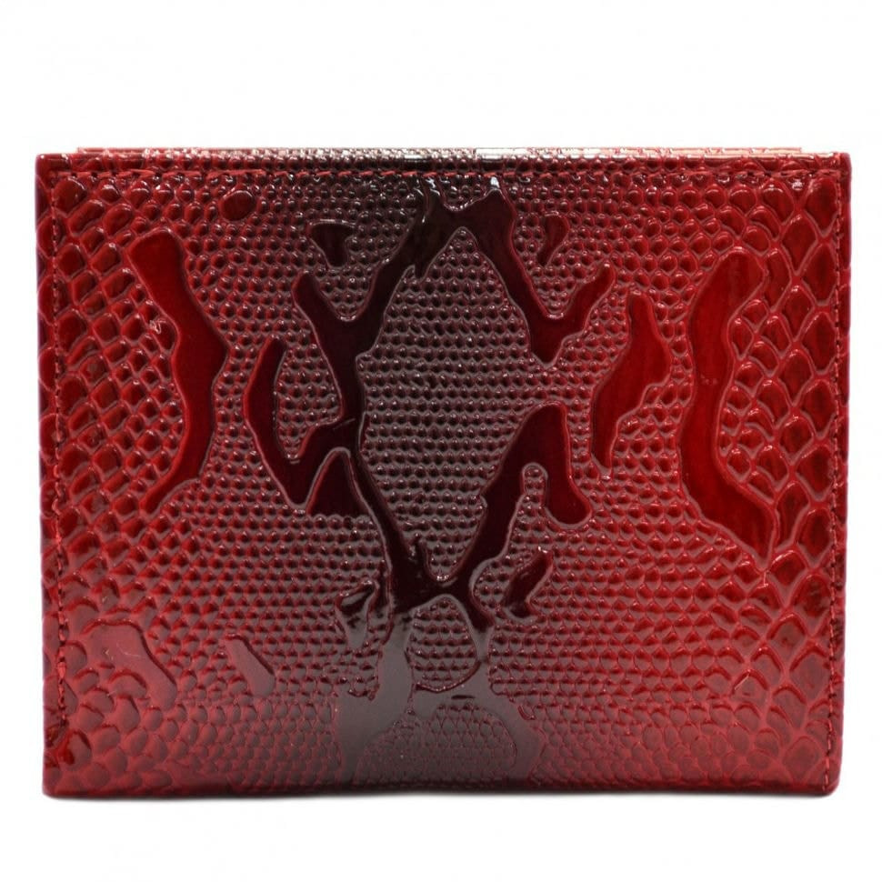 Гаманець жіночий шкіряний Desisan 105-500 червоний візерунок