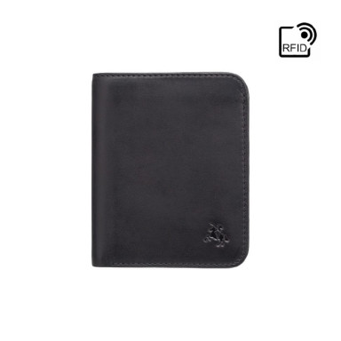 Men's wallet Visconti VSL34 Lank with RFID (Black-Cobalt)
