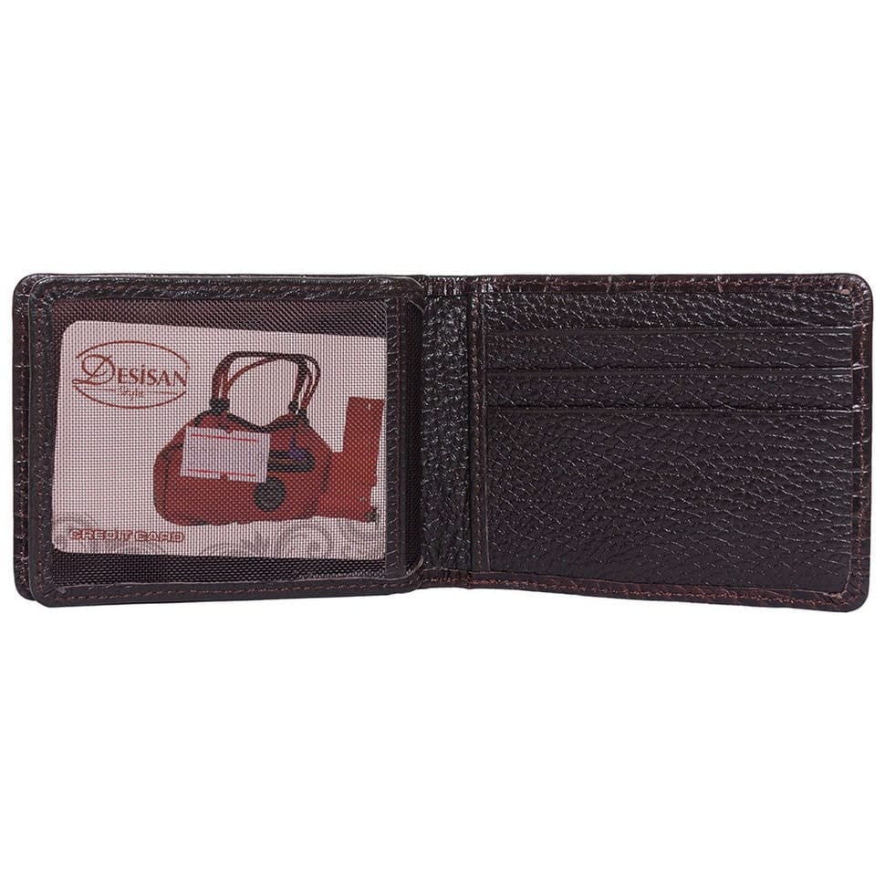 Обкладинка для нових автодокументів шкіряна Desisan 304-19 коричневий кроко