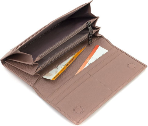 Пудровий жіночий гаманець на магнітах Marco Coverna W002 Pudra