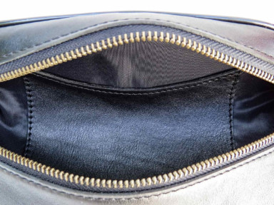 Newery black leather belt bag N40298GA