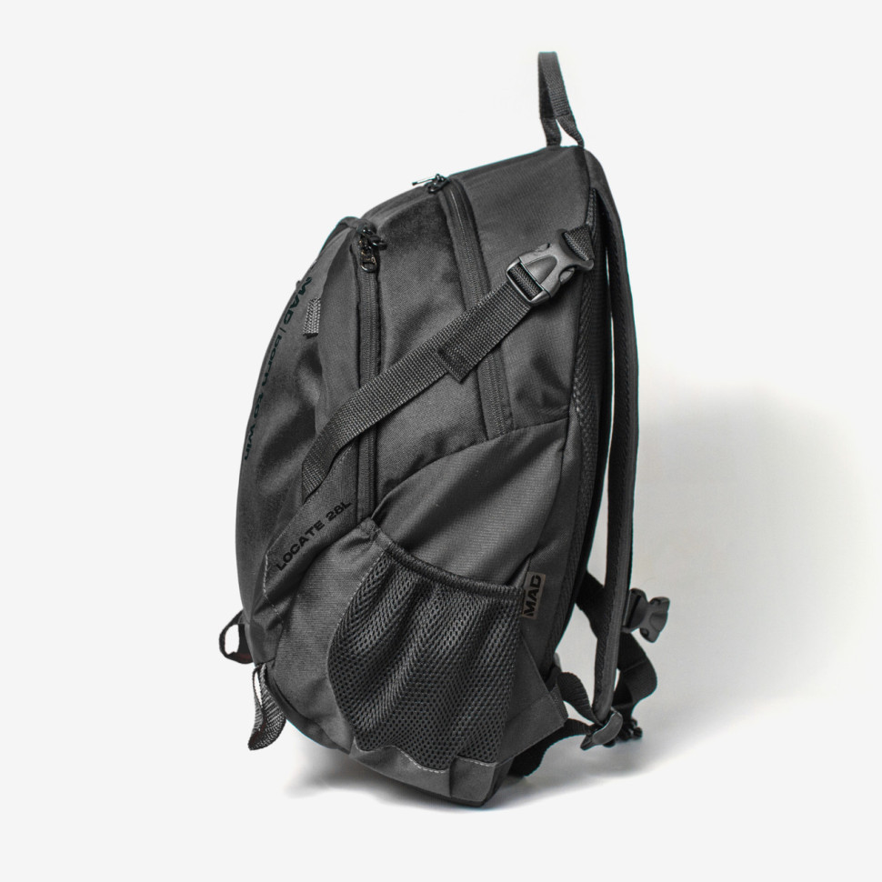 Легкий рюкзак Locate 28L чорний від MAD | born to win™