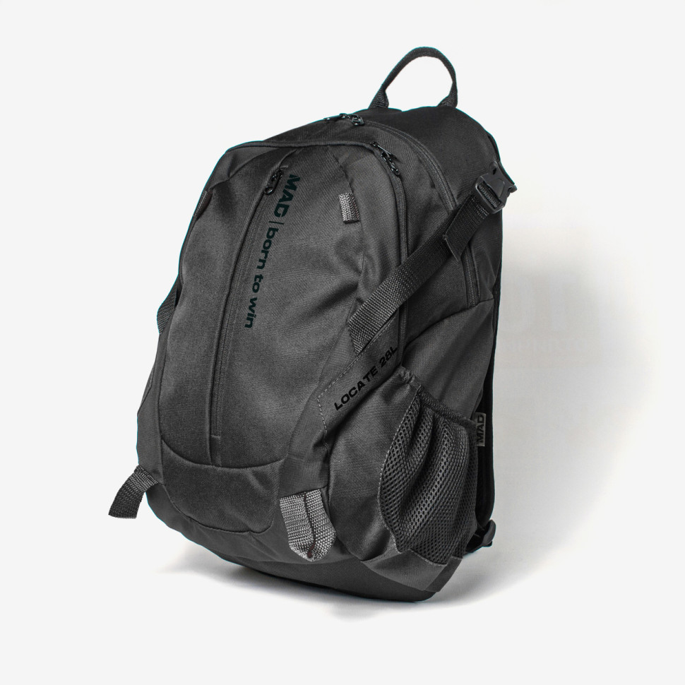 Легкий рюкзак Locate 28L чорний від MAD | born to win™
