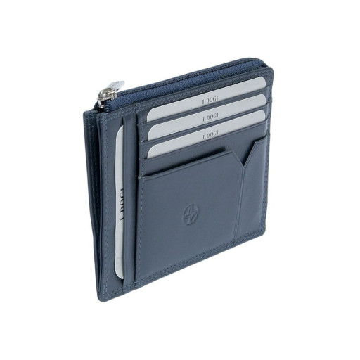 Кредитниця шкіряна Cortina 5049 синій