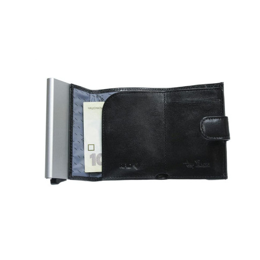 Кредитниця шкіряна Nevada 3768 з системою RFID nero чорний