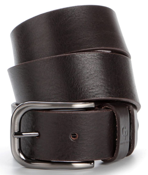 Ремінь чоловічий GRANDE PELLE 00779 під джинси Коричневий