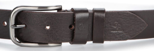 Ремінь чоловічий GRANDE PELLE 00779 під джинси Коричневий