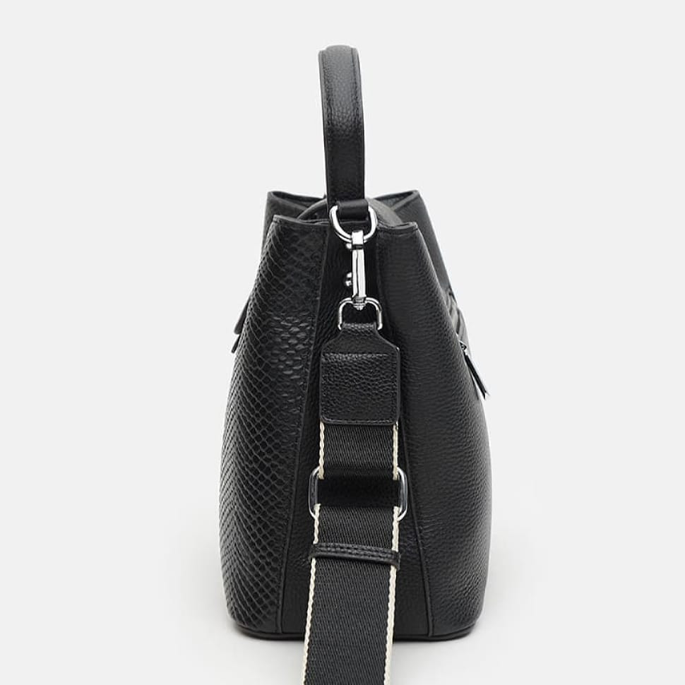 Жіноча шкіряна сумка Ricco Grande K1MH9001-black
