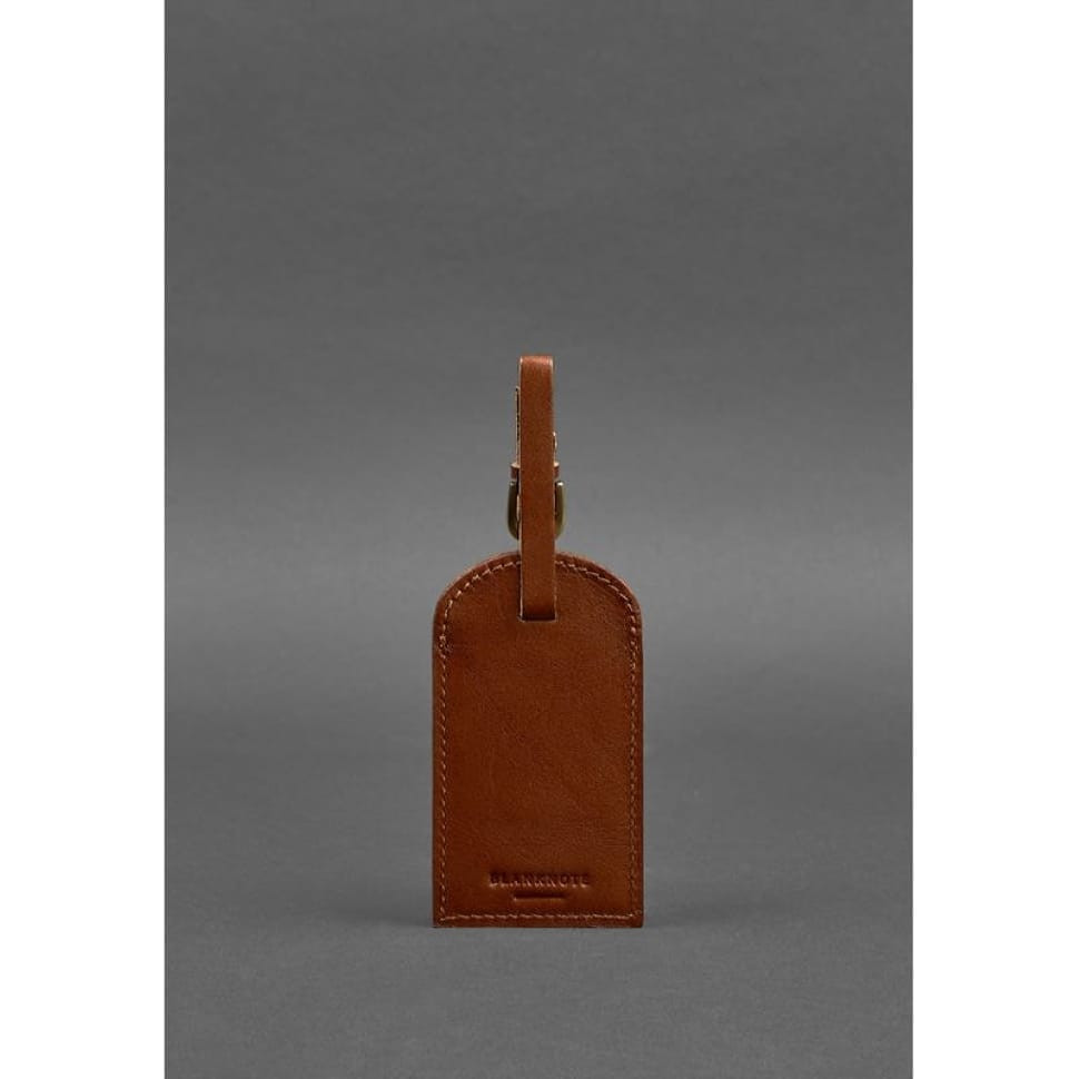 Шкіряна бирка для багажу 2.0 Світло-коричнева