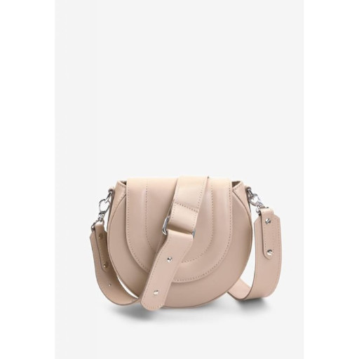 Жіноча шкіряна сумка Mandy світло-бежева