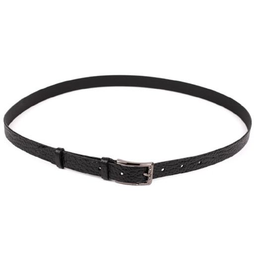 Чорний шкіряний ремінь флотар TARWA A52562-23 ширина 25мм