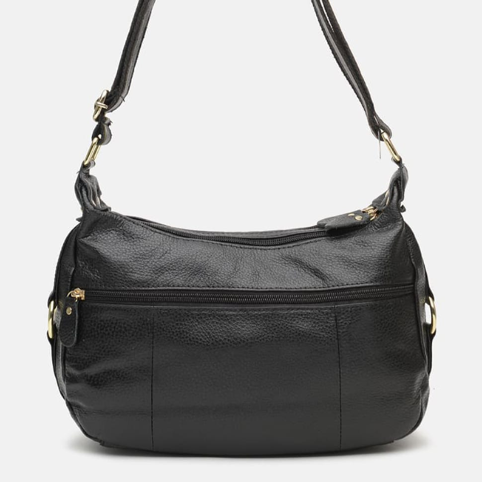 Жіноча шкіряна сумка Borsa Leather K1301-black