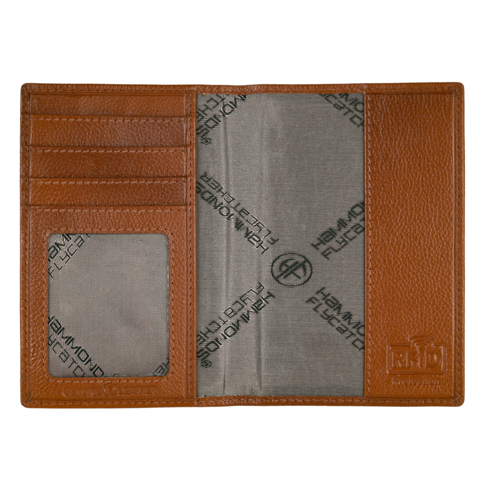 Шкіряна обкладинка для паспорта Hammonds Flycatcher PH602 Tan (Свіло-коричневий)