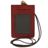Leather badge holder