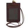 Leather badge holder
