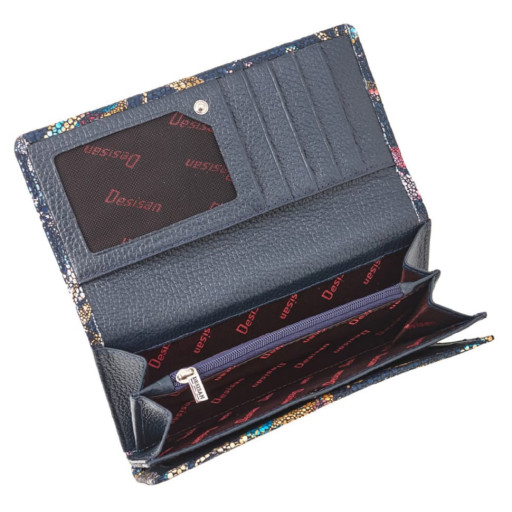 Кошелек женский кожаный Desisan 151-415 хохлома