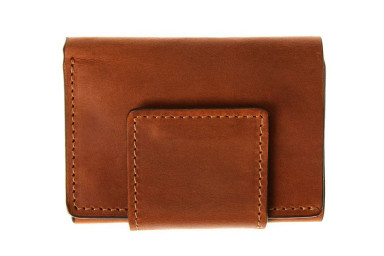 Wallet, matte leather, terracotta GP 504123