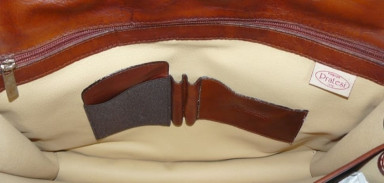 Pratesi BCL459 - Briefcase Pratomagno in cow leather Bruce Cherry