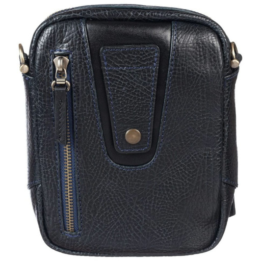 Барсетка м'яка шкіряна Tony Bellucci 5098-894 синій флотар