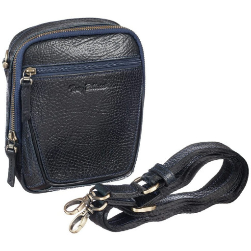 Барсетка м'яка шкіряна Tony Bellucci 5098-894 синій флотар