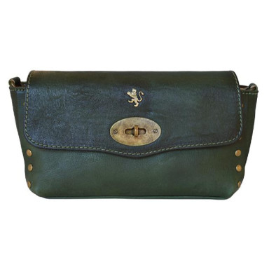 Pratesi BVS160/G - S.Bernardo Big Clutche в шкіряній шкірі Bruce Dark Green