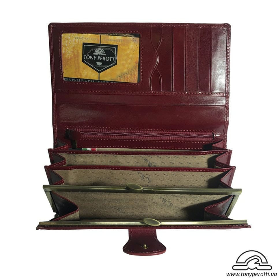 Гаманець жіночий шкіряний TONY PEROTTI 1526-4 червоний