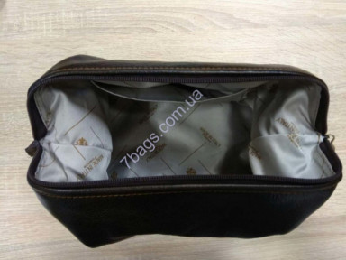 Chic cosmetic case Firenza, made of genuine leather, unisex