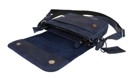 Сумка жіноча шкіряна маленька клатч SULLIVAN 2625(23) синя