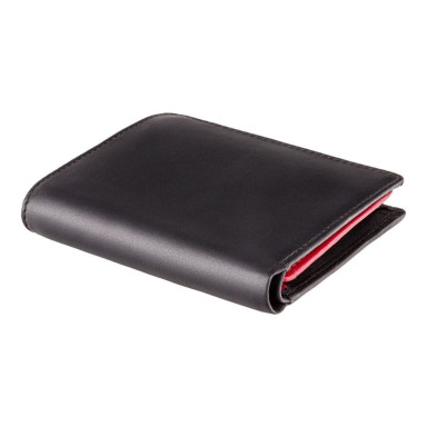 Men's wallet Visconti BD22 Dr. No (Black Red Orange)