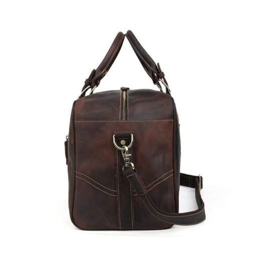 Дорожня сумка з натуральної шкіри tid1024R бренду Tiding