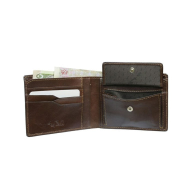 Leather wallet Nevada 534 moro brown